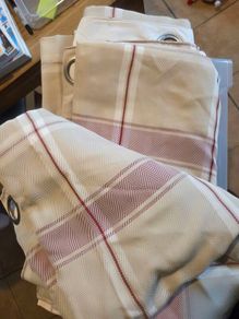 Nicole Day Extra Large Lined Eyelet Curtains