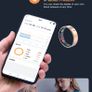 Titanium Smart Ring Health Tracker - Black (Size 13) | Waterproof & Ultra-Slim Image 7