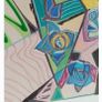 Original Abstract Painting  inspired by a box of Cadbury Roses Chocolate Image 8