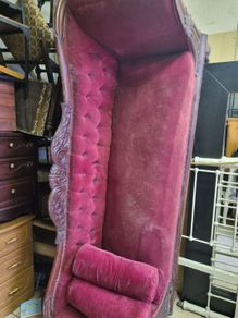 Victorian  mahogany sofa