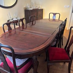 Beautiful Dinning room dark brown finish