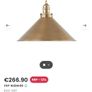 Brass coloured pendant Lamps 2 Image 6