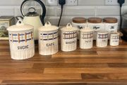 Antique French Kitchen Jars/Cannisters