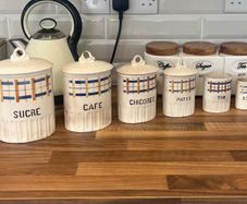 Antique French Kitchen Jars/Cannisters