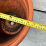 x3 Large Terracotta pots x2 Small ceramics pots Image 8
