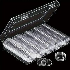 Coins capsules, 30 mm size.