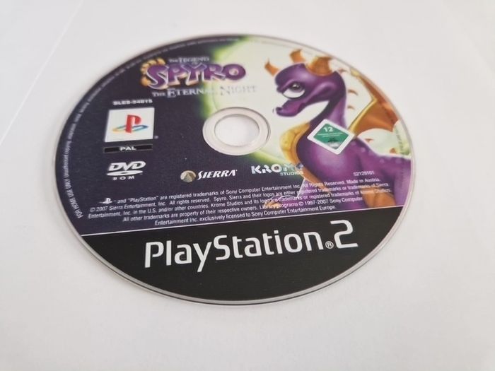 The Legend of Spyro The Eternal Night PlayStation2 Ps2 Games Original