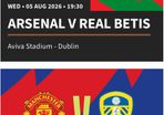 Arsenal vs Real Betis