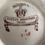 Mason patent ironstone china vase from 1861-91. Image 8