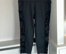 Brand New Ladies Fitness Yoga Pants with Mesh Panel Details