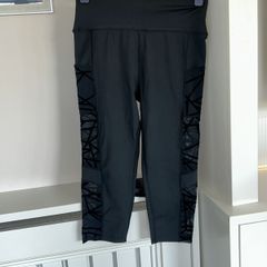 Brand New Ladies Fitness Yoga Pants with Mesh Panel Details