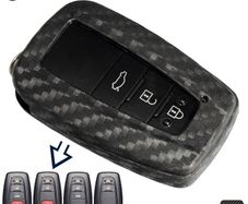 Toyota RAV4 Key Cover case carbon silicone brand new