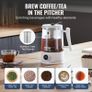 Hydrogen Water Pitcher Generator, 1.5 L / 52.8 oz Large Capacity Hydrogen Generator Water Kettle, SPE and PEM Technology, Hydrogen Rich Water Ionizer Machine for Brewing Coffee or Tea Image 5