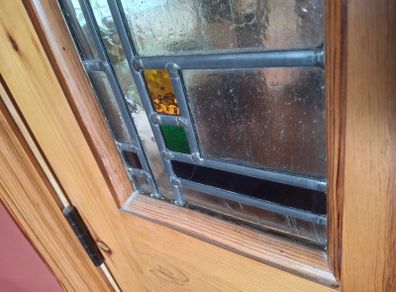 Pair of glazed doors