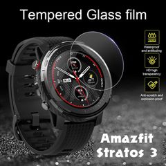 9H Premium Tempered Glass For Amazfit Stratos 3 Smartwatch Screen Protector Huami Amazfit Stratos 3 Film Accessories