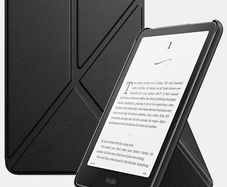 Amazon Kindle Voyage 7th Generation 6" 4GB Wi-Fi Black eBook Reader With Original Case Cover/ Used