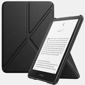 Amazon Kindle Voyage 7th Generation 6" 4GB Wi-Fi Black eBook Reader With Original Case Cover/ Used