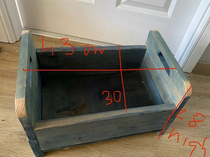 wooden bed