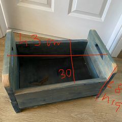 wooden bed