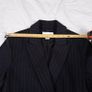 H&M Black Pinstripe Double Breasted Tailored Blazer Jacket 10UK/38EU Image 8