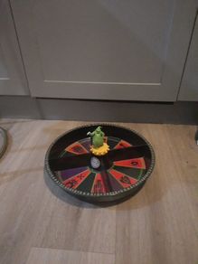 Disney nightmare before Christmas oogie boogie spinng roulette snack bowl