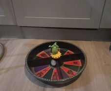 Disney nightmare before Christmas oogie boogie spinng roulette snack bowl