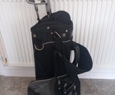 Kids golf clubs and bag