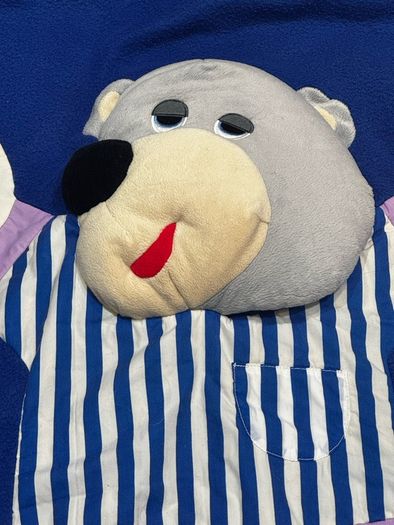 Vintage Snoozy Bear blanket