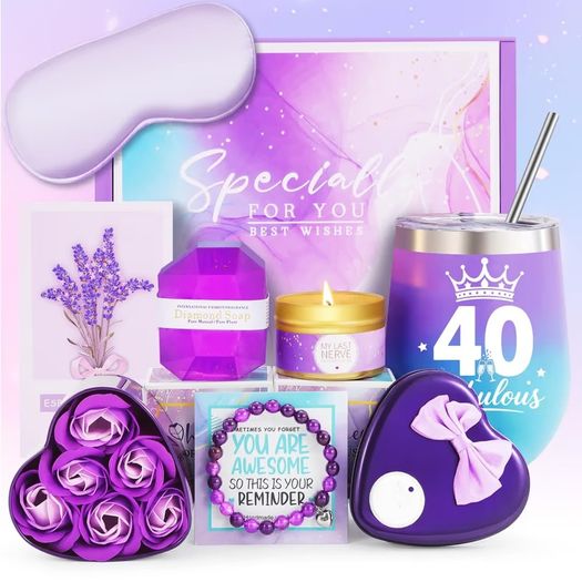 Brand New 40th Birthday Wellness Gift Set for Women.