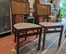 Vintage folding chairs