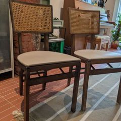 Vintage folding chairs