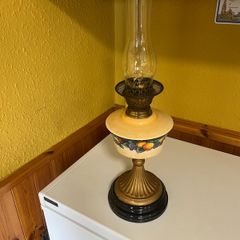Antique oil  lamp with Double wicks