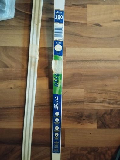 swish curtain rail x 2
