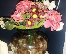 Vase and flowers