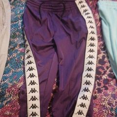 kappa pirple old school button jogs