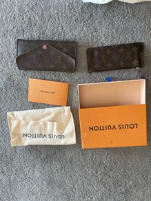 Louis Vuitton red button purse