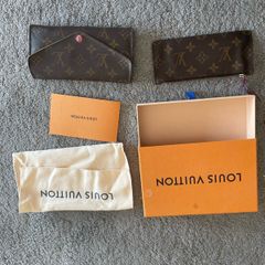 Louis Vuitton red button purse