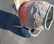 Belle minimix 150, 240v electric cement mixer