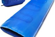 Envelope Sleeping Bag for Adults and Kids, Lightweight &amp; Warm for Traveling, Camping, Hiking, Indoor &amp; Outdoor Activities - 190 x 75cm (FREE POSTAGE)