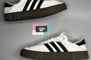 Premium Adidas Samba Wedge White Leather