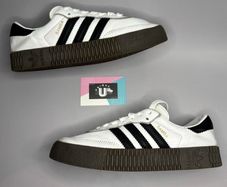 Premium Adidas Samba White Black Leather