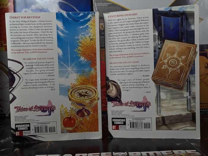 Tales of Berseria ! Volume 1 + 2 ! Manga ! 2019 ! by Kodansha Comics ! Anime !