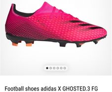 Girls pink Football shoes adidas X GHOSTED.3 FG Sz UK 10.5 EUC