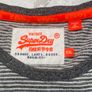 Vintage Superdry Orange Label Mens Stripe Long Sleeve T-shirt Size XXL Image 4