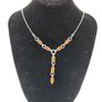 Natural Cognac Baltic Amber And Sterling Silver Necklace Image 9