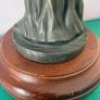 Genesis Graduation Scholar Figurine by Jenny Oliver, Resin Statue on Wooden Base Image 3