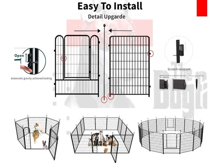 dog pen, dog play pen indoor and outdoor