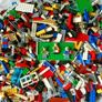 LEGO 1kg Bundle 700 mixed Bricks Parts Pieces  Pre Owned Image 2