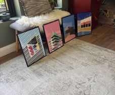 Mid century modern wall prints