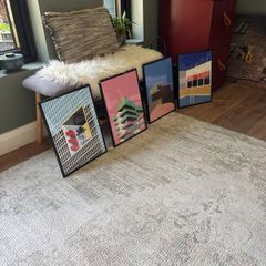 Mid century modern wall prints